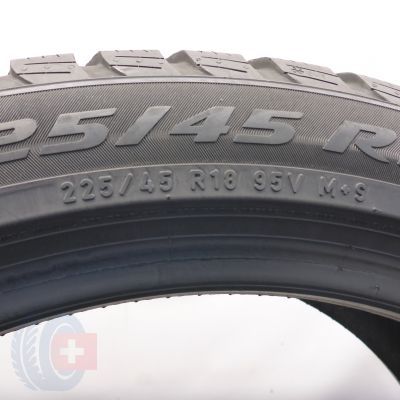 6.  225 45 18 1x PIRELLI 225/45 R18 95V XL Winter Sottozero 3 RFT BMW Winterreifen 2018 7mm