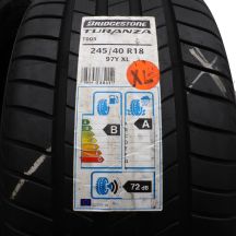 2. 2 x BRIDGESTONE 245/40 R18 97Y XL Turanza T005 Sommerreifen 2017 WIE NEU VOLL