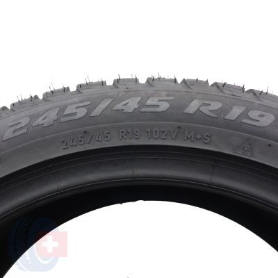 6. 245 45 19 1x PIRELLI 245/45 R19 102V XL Winter Sottozero3 RSC BMW Winterreifen 2020 VOLL WIE NEU
