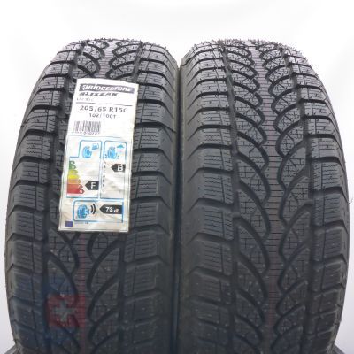 205 65 15C 2x BRIDGESTONE 205/65 R15C 102/100T Blizzak LM-32C Winterreifen 2020 Ungebraucht  