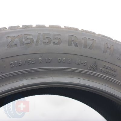 6. 215 55 17 2xCONTINENTAL 215/55 R17 94H Winterreifen 2021 Ungebraucht  