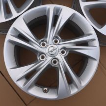 4. 4 x Alufelgen 16 OPEL 5x108 7J ET44 GM Astra Grandland X