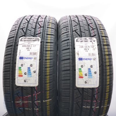4. 235 55 17 4x CONTINENTAL 235/55 R17  99V CrossContact H/T M+S Sommerreifen 2023  VOLL WIE NEU 
