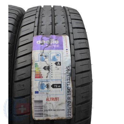 3. 225 70 15C 2x APOLLO 225/70 R15C  112/110S Altrust Sommerreifen 2018 VOLL Ungebraucht   
