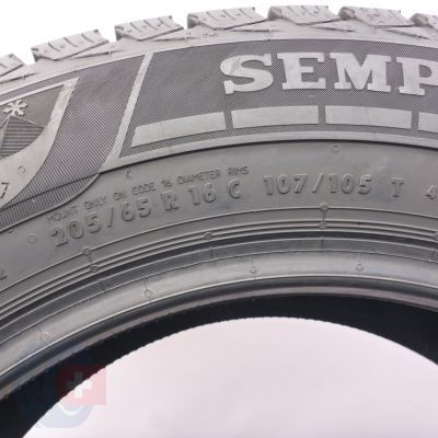 8. 205/65 R16C 4x SEMPERIT 205/65 R16C 107/105T Van-Grip 3 Winterreifen 2024 10-10,2mm WIE NEU