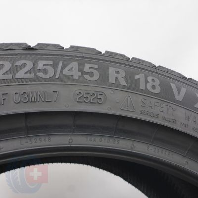 8. 225 45 18 4x SEMPERIT 225/45 R18 95V XL Speed-Grip 5 Winterreifen 2025 8,8 i 8,5mm  WIE NEU 