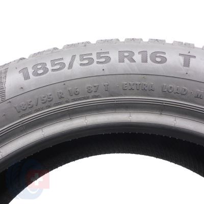 7. 185 55 16 4x CONTINENTAL 185/55 R16 87T XL WinterContact TS 860 Winterreifen 2018 VOLL Ungebraucht    