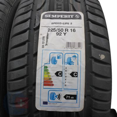 2. 2 x SEMPERIT 225/50 R16 92Y Speed-Life 2 Sommerreifen 2020 WIE NEU VOLL