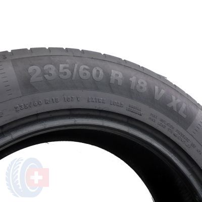 6. 2 x CONTINENTAL 235/60 R18 107V ContiEcoContact 5 SUV  Sommerreifen 2019 5.2-6mm