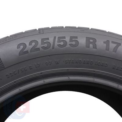 5. 225 55 17 2x CONTINENTAL 225/55 R17 97W ContiPremiumContact 5 Seal Sommerreifen 2018/19 6,8mm