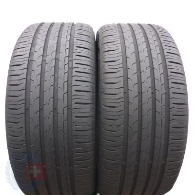 3. 245 45 18 4x CONTINENTAL 245/45 R18 96W EcoContact 6 Sommerreifen 2022 VOLL Wie Neu