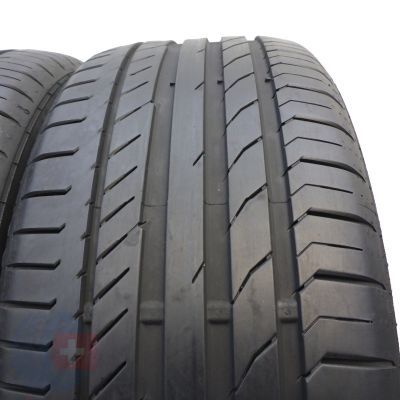 3. 225 45 18 2x CONTINENTAL 225/45 R18 91Y ContiSportContact 5 RSC BMW Sommerreifen 6,2mm 2017