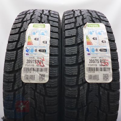 3.  205 75 16C 4x NOKIAN 205/75 R16C 113/111S WRC 3 Winterreifen 2018 Ungebraucht   