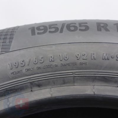 6. 195 65 16 2x CONTINENTAL 195/65 R16 92H WinterContact TS 860 Winterreifen 2021 Ungebraucht  