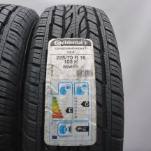 2. 225 70 16 2x CONTINENTAL 225/70 R16 103H ContiCrossContact LX 2 M+S Sommerreifen 2018/20 VOLL  2. 225 70 16 2x CONTINENTAL 225/70 R16 103H ContiCrossContact LX 2 M+S Sommerreifen 2018/20 VOLL