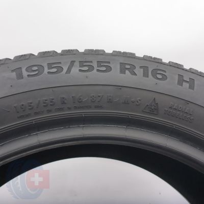 6.  195 55 16 4x CONTINENTAL 195/55 R16 87H WinterContact TS 860 Winterreifen 2017 6,8-7,8mm