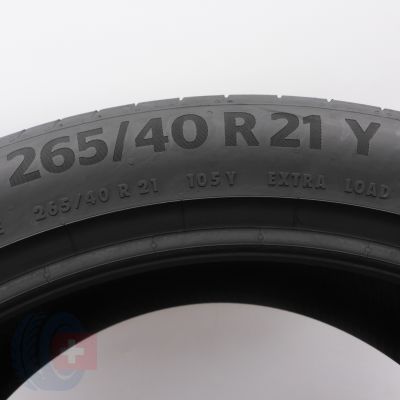 6. 265 40 21 2x CONTINENTAL 265/40 R21 105Y XL PremiumContact 6 Sommerreifen 2022 6,5-6,8mm