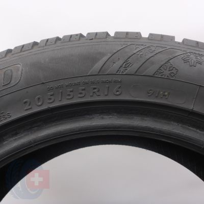 6. 205 55 16 4x DUNLOP 205/55 R16 91H SP Winter Sport 4D Winterreifen 2018 7,2mm