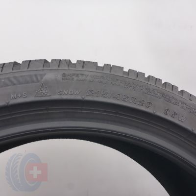 7. 215 45 20 4x BRIDGESTONE 215/45 R20 95W XL Blizzak 6 Winterreifen  2025 7,5 i 7mm     