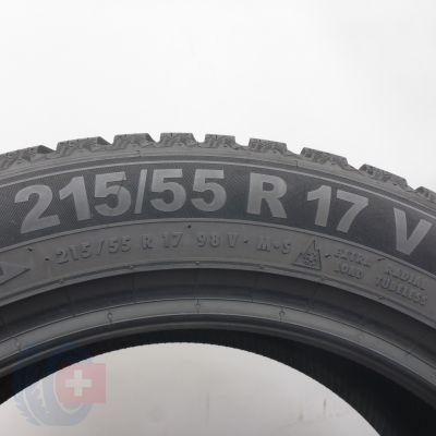 7. 215 55 17 4x SEMPETIT 215/55 R17 98V XL Speed-Grip 5 Winterreifen 2025 8, i 7,8mm WIE NEU  