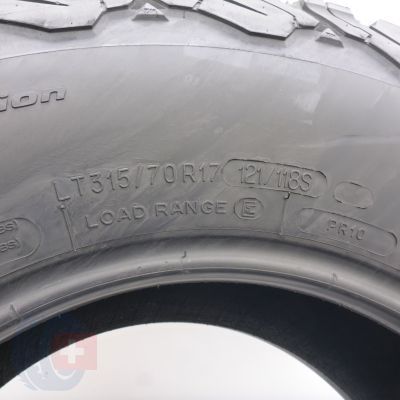 8. 315 70 17 4x BFGOODRICH 315/70 R17 121/118S All-Terrain Baja Champion Ganzjahresreifen 2015/17 8,2mm