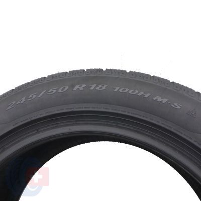 11. 4 x PIRELLI 245/50 R18 100H Sottozero Winter 210 Serie II RunFlat BMW Winterreifen 2015 6-6,4mm