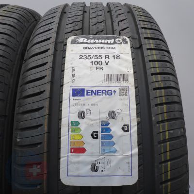 3. 235 55 18 2x BARUM 235/55 R18 100V Bravuris 5HM Sommerreifen 2022/23 VOLL WIE NEU  3. 235 55 18 2x BARUM 235/55 R18 100V Bravuris 5HM Sommerreifen 2022/23 VOLL WIE NEU