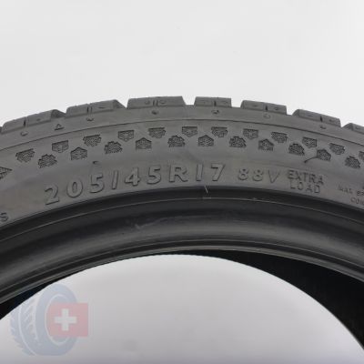 5. 205 45 17 4x DUNLOP 205/45 R17 88V XL SP Winter Sport 4D BMW RunFlat Winterreifen 2017, 2024 7,2-7,5mm
