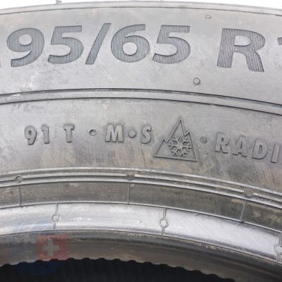 6.  195 65 15 2x BARUM 195/65 R15 91T Polaris 5 Winterreifen 2023 VOLL WIE NEU 