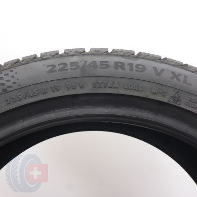 5. 225 45 19 2x CONTINENTAL 225/45 R19 96V XL WinterContact TS 860 S RFT BMW Winterreifen 2022 VOLL WIE NEU 