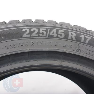 6. 225 45 17 4x SEMPERIT 225/45 R17  91H Speed-Grip 5 Wintewrreifen 2024 8-7,8mm