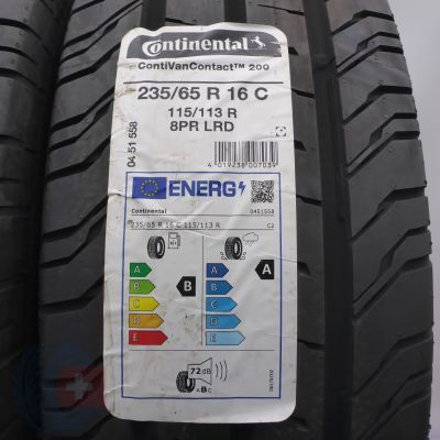 2. 235 65 16C 4x CONTINENTAL 235/65 R16C 115/113R ContiVanContact 200 Sommerreifen 2021, 2022 VOLL 2. 235 65 16C 4x CONTINENTAL 235/65 R16C 115/113R ContiVanContact 200 Sommerreifen 2021, 2022 VOLL