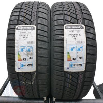 3. 205 50 17 4x CONTINENTAL 205/50 R17 89H ContiWinterContact TS830P BMW RUNFLAT Winterreifen 2017 WIE NEU VOLL