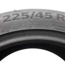 6. 225 45 17 4x CONTINENTAL 225/45 R17 91Y PremiumContact 6 Sommerreifen 2019 WIE NEU VOLL