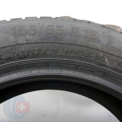 6. 165/65 R15 2x CONTINENTAL165/65 R15  81T WinterContact TS870 Winterreifen 2023 Ungebraucht   