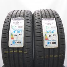  205/55 R16 2x CONTINENTAL 205/55 R1691W ContiEcoContact 5 A0 Sommerreifen 2021 Ungebraucht  