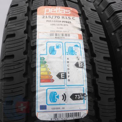 2. 215 70 15C 4x PETLAS 215/70 R15C 109/107R Fullgrip PT925 Ganzjahresreifen 2020 VOLL 2. 215 70 15C 4x PETLAS 215/70 R15C 109/107R Fullgrip PT925 Ganzjahresreifen 2020 VOLL