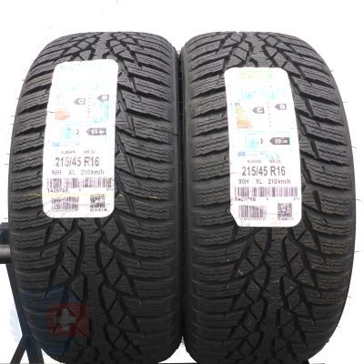 4. 215 45 16 4x NOKIAN 215/45 R16 90H XL WR D4 Winterreifen 2015 VOLL 