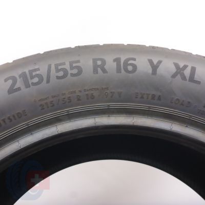 5.  215 55 16 2x CONTINENTAL 215/55 R16 97Y XL EcoContact 6 Sommerreifen 2021/22 VOLL 