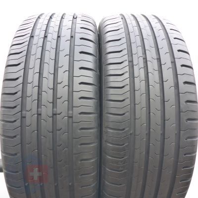195 55 15 2x CONTINENTAL 195/55 R15 85V ContiEcoContact 5 Sommerreifen 2018 6-6,2mm