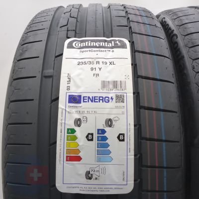 2. 235 35 19 4x CONTINENTAL 235/35 R19 91Y XL SportContact 6 BMW Sommerreifen 2026 Ungebraucht  