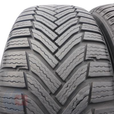 3. 215 55 17 2x MICHELIN 215/55 R17 94H Alpin6 Winterreifen 2022 WIE NEU 7,5mm