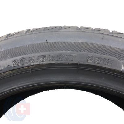 5. 205 50 17 2x BRIDGESTONE 205/50 R17 93W XL Turanza T005 RFT Sommerreifen 2019 VOLL Wie Neu