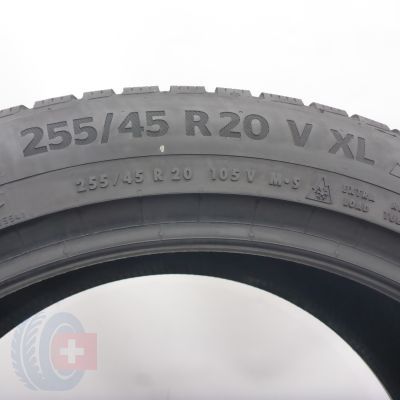 6.  255 45 20 4x CONTINENTAL 255/45 R20 105V XL WinterContact TS 870 P Winterreifen 2024 8,8-8mm