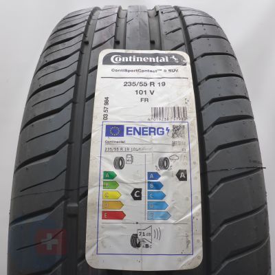  235 55 19 1x CONTINENTAL 101V ContiSportContact 5 Suv Sommerreifen 2023 Ungebraucht   