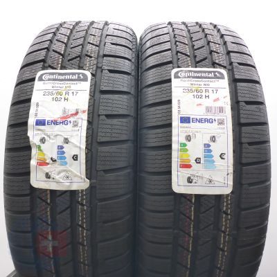 4. 235 60 17 4x CONTINENTAL 235/60 R17 102H ContiCrossContact Winter M0 Winterreifen 2023 Ungebraucht  