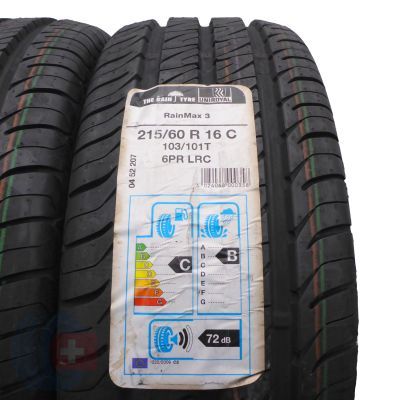 2. 215 60 16C 4x UNIROYAL 215/60 R16C 103/101T RainMax 3 Sommerreifen 2019 VOLL Wie Neu