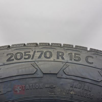 7. 205 70 15C 4x CONTINENTAL 205/70 R15C 106/104R VanContact Winter Winterreifen 2021/22 VOLL 