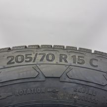 7. 205 70 15C 4x CONTINENTAL 205/70 R15C 106/104R VanContact Winter Winterreifen 2021/22 VOLL 