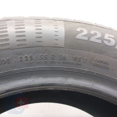 6. 225/55 R16 2x CONTINENTAL 225/55 R16 95Y ContiEcoContact 5 Sommerreifen 2022 Ungebraucht  